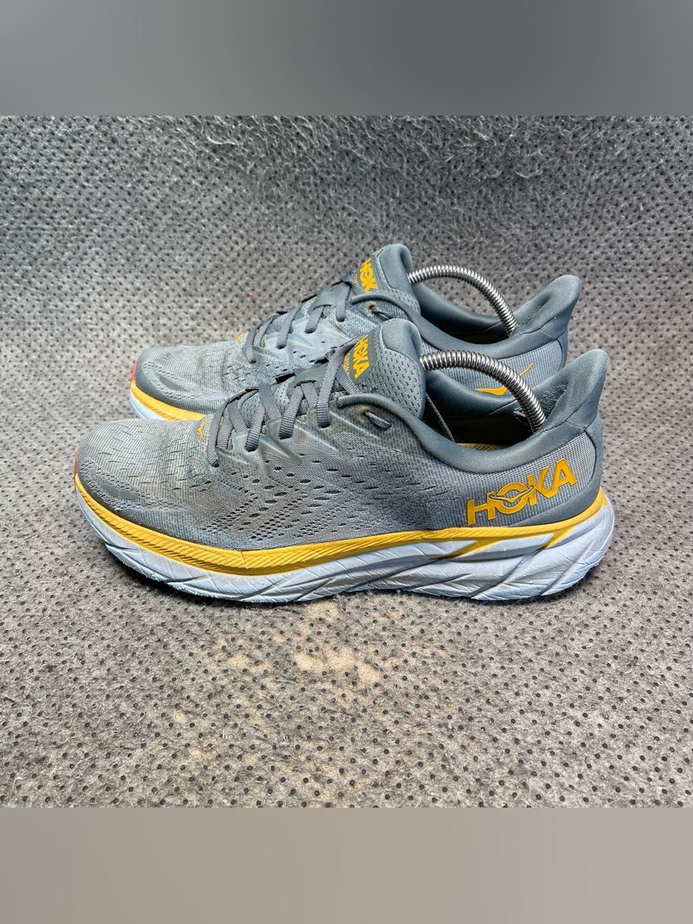 Hoka One One Clifton 8 Blue Running Shoes Size 10.5 Men’s.